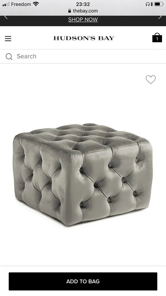 Brand New In Box Gorgeous Ottoman photo 1