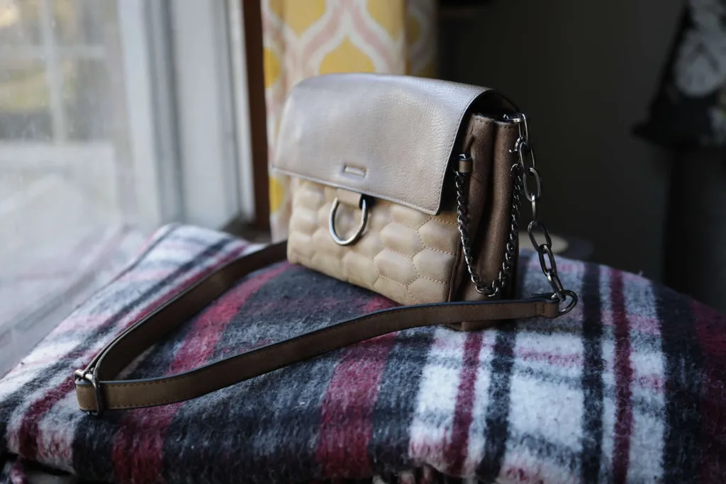 Faux-leather purse photo 1