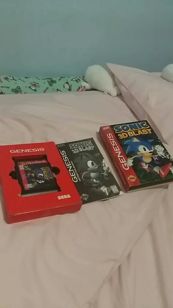 Sonic 3d Blast In Original Box With Manual photo 1