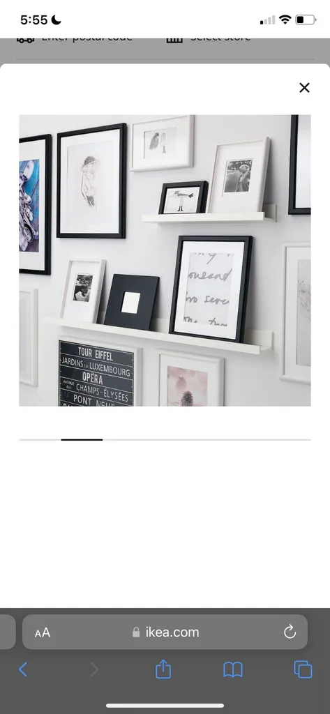 MOSSLANDA Picture Ledge Shelf - IKEA photo 1