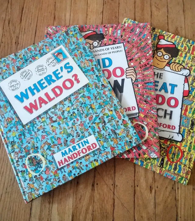 'Where's Waldo' RETRO 80s Book Set photo 1