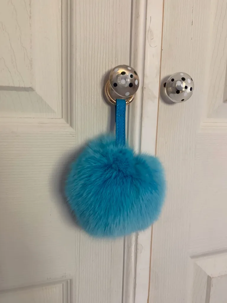 Skyblue Fur Keychain photo 1