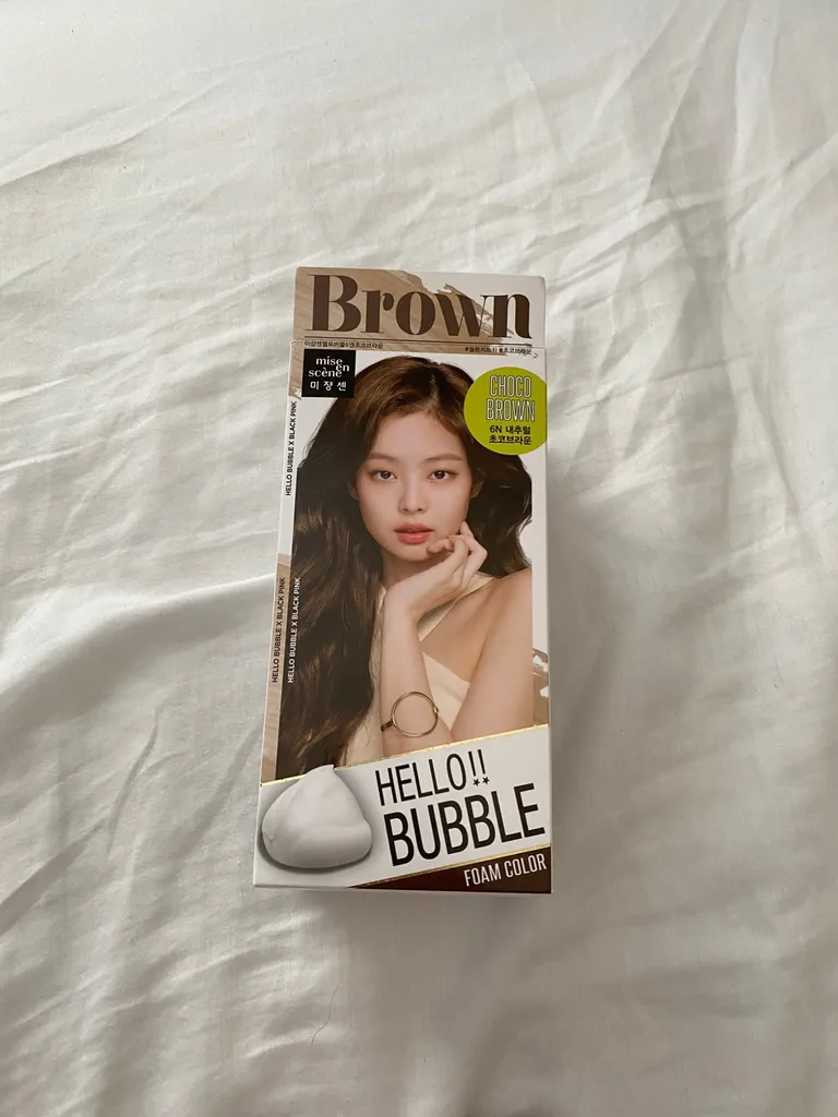 Hello Bubble Foam Color (Chocobrown) by mise en scène photo 1