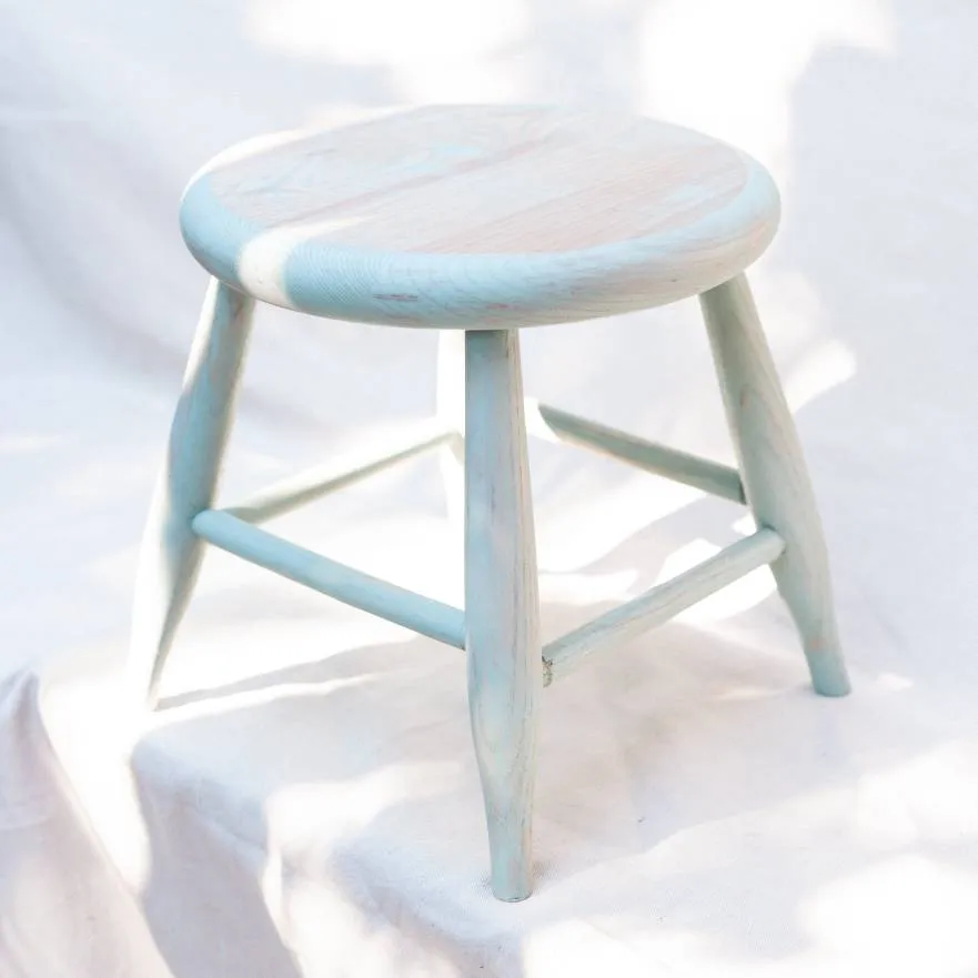 Lil' Ash Stool- Celeste Stain photo 1