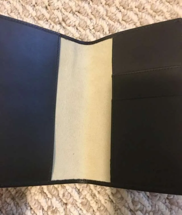 Bill Amberg Leather Passport Wallet photo 1