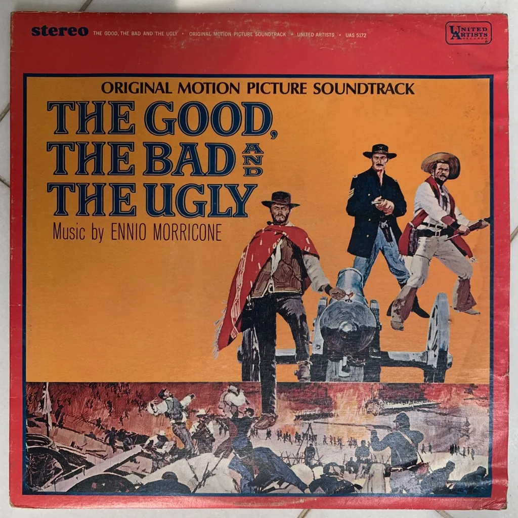The Good, The Bad, And The Ugly Soundtrack Vinyl Record photo 1