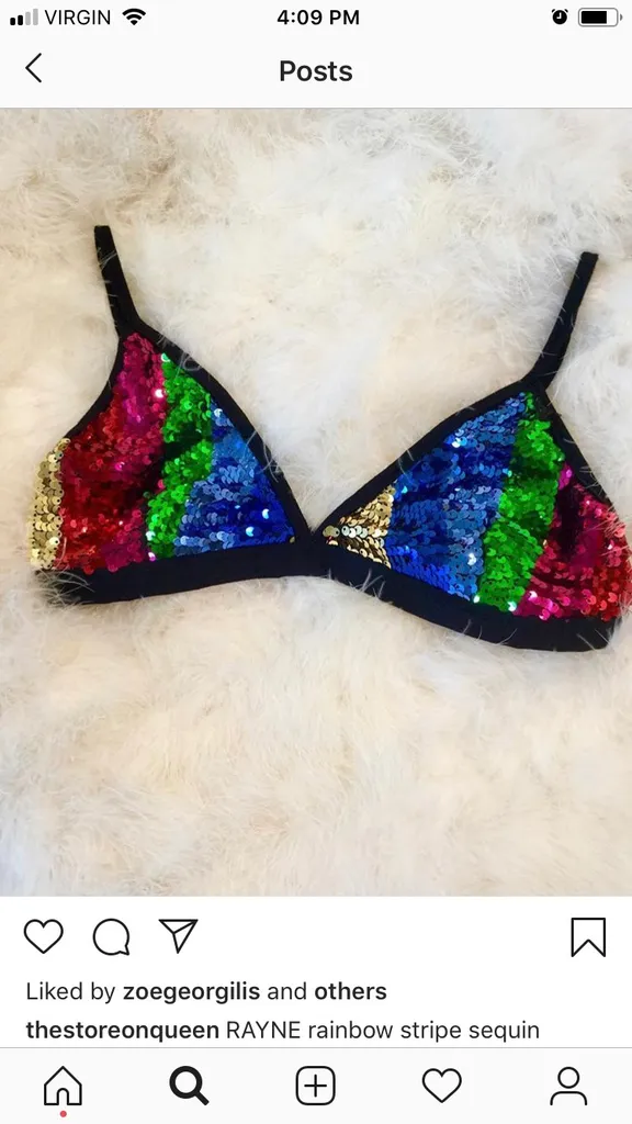 EUC Rainbow Sequin Bralet photo 1