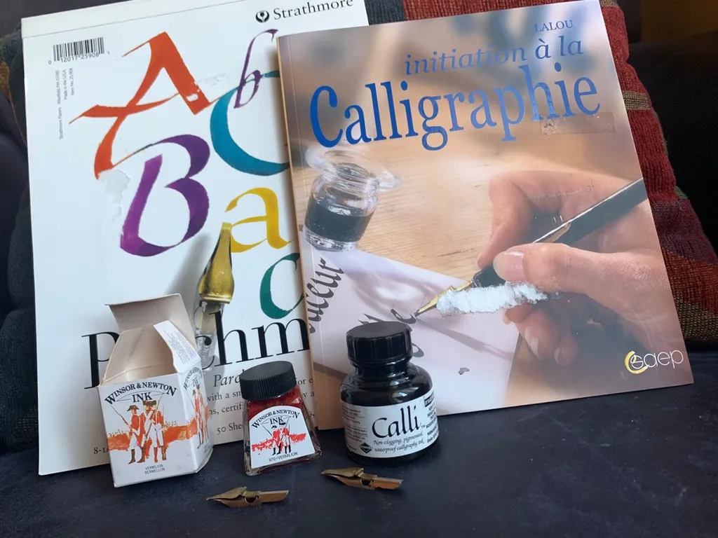 Ensemble de Calligraphie photo 1