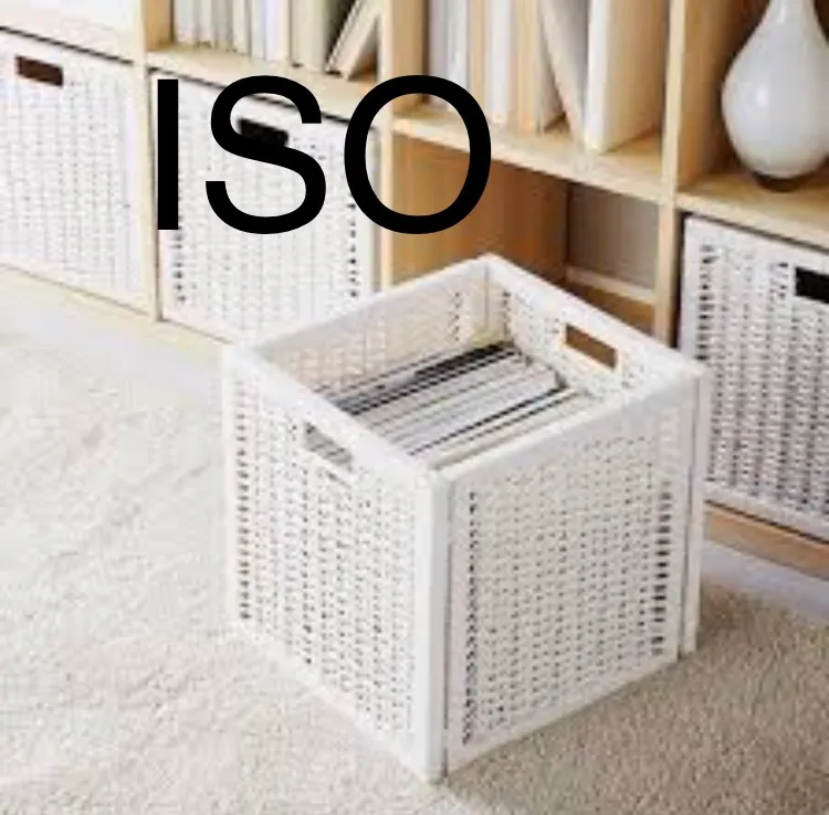 ISO: White ikea Crate photo 1