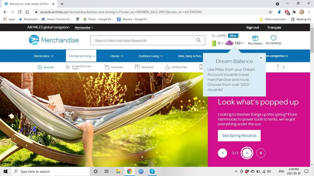 139 Air Miles Dream Miles photo 1