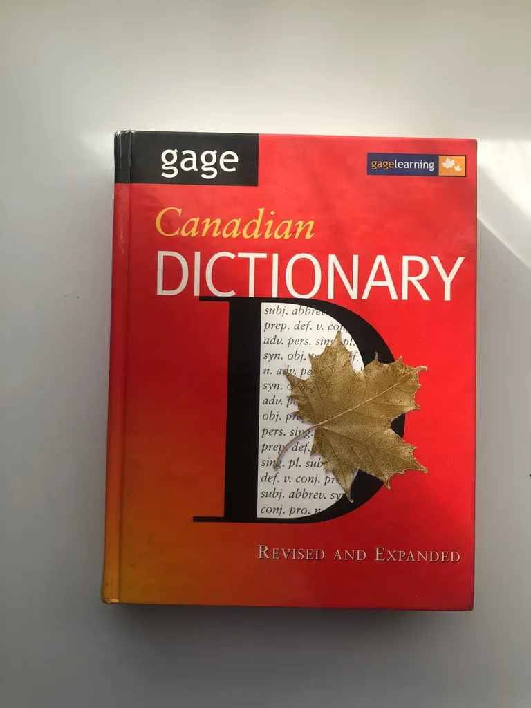 Gage Canadian Dictionary Hard Cover photo 1