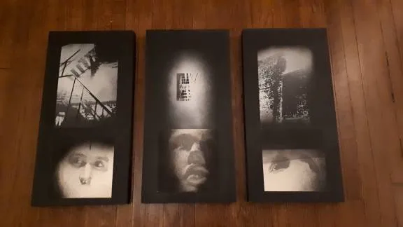 3 Paintings On Wood photo 1