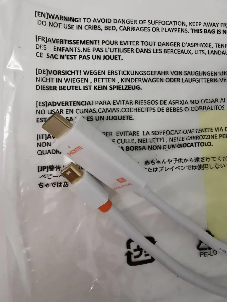 4k Mini Display Port To HDMI Cable photo 1