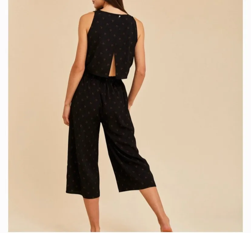 Monk & Lou Jumpsuit - Black photo 1