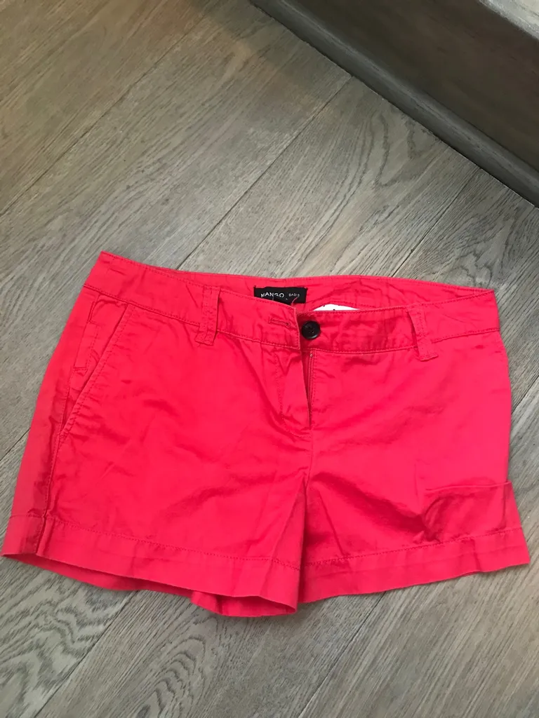 Mango Red Shorts photo 1