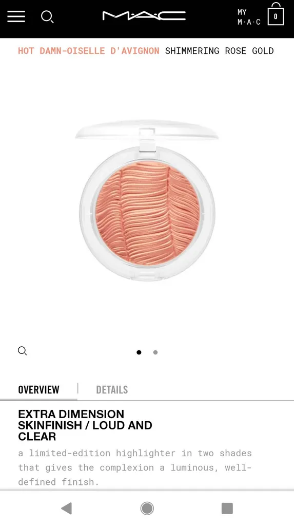 MAC Rose Gold Highlighter photo 1