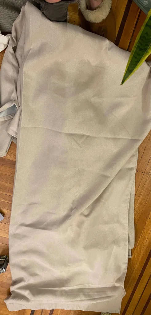 beige drapes photo 1