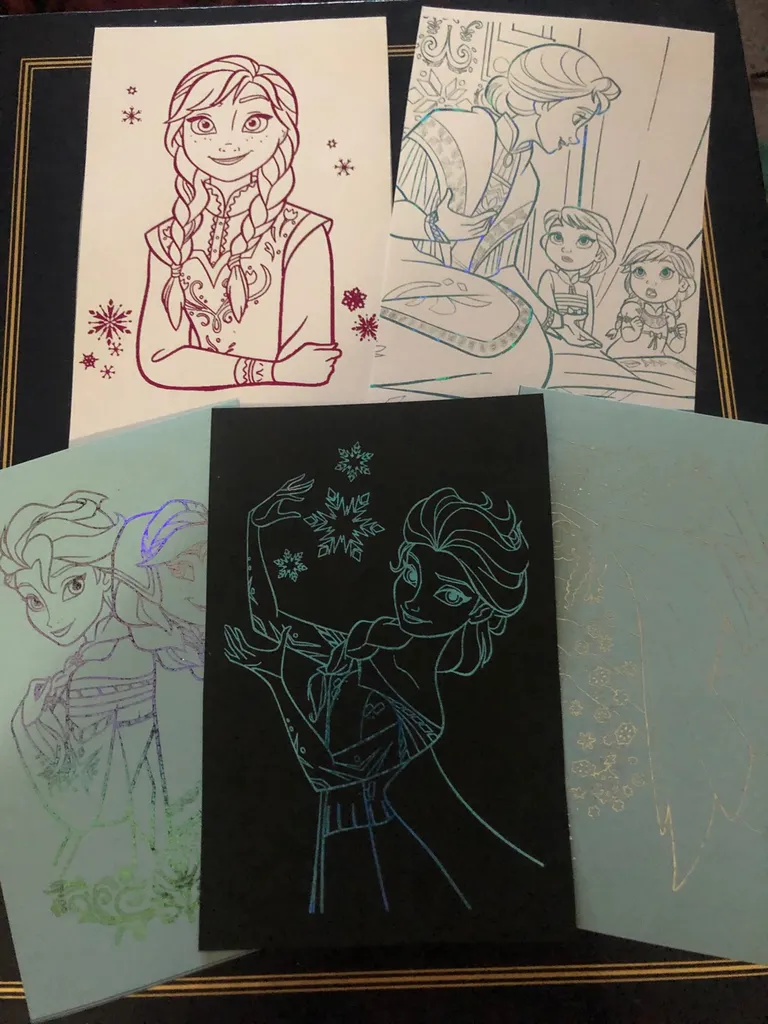 Frozen Foil Art 4x6 photo 1