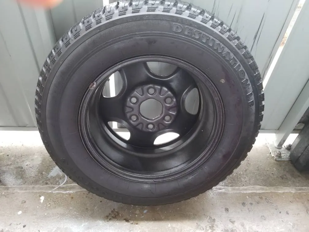 NEW Firestone Tire With Rim photo 1