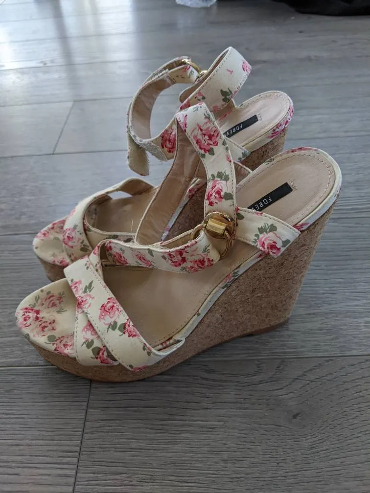 Wedge Heels - Size 6 photo 1