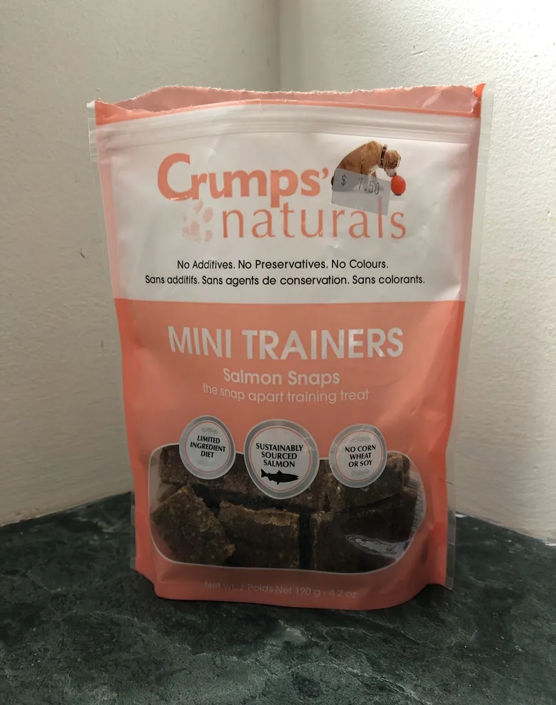 Dog Treats: Crumps’ Naturals Salmon Snaps photo 1