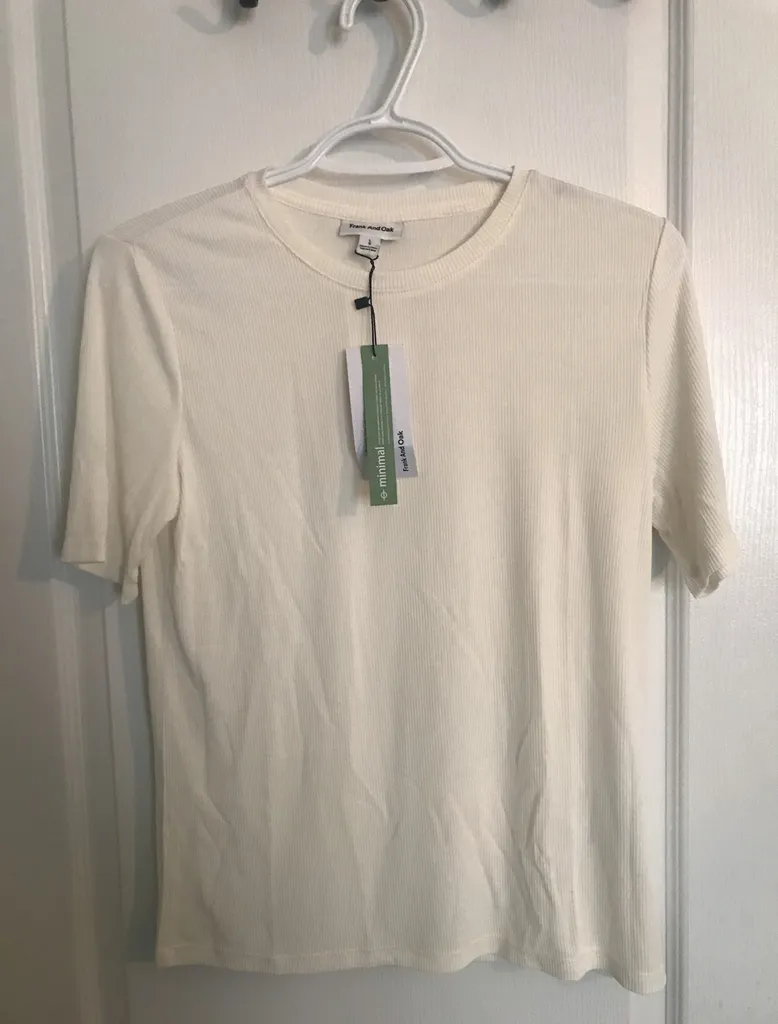 Frank And Oak White T Shirt photo 1
