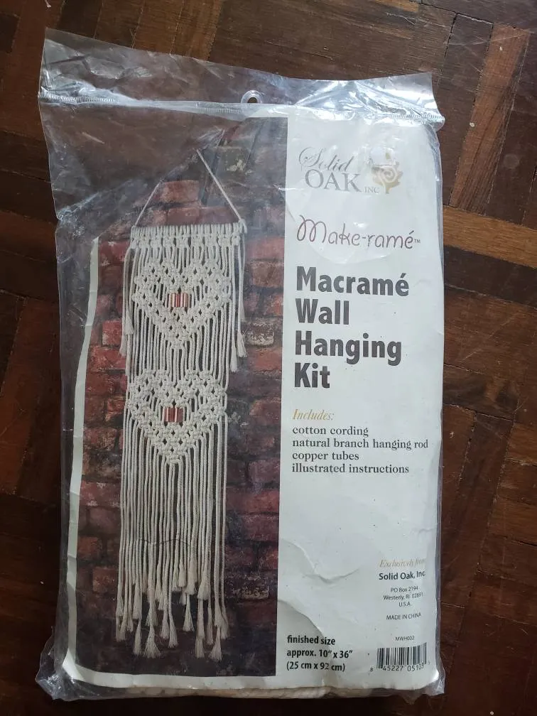 Macrame Wall Hanging Kit photo 1