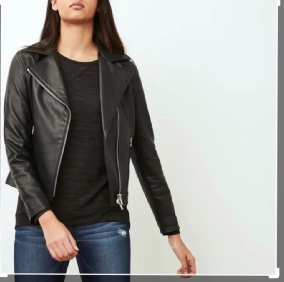 Roots Leather Moto Jacket photo 1