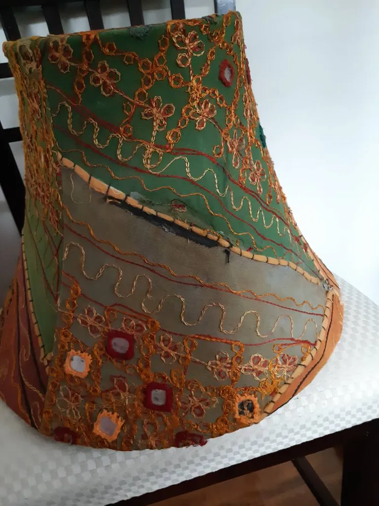 Beautiful Indian Mirrors Lampshade photo 1