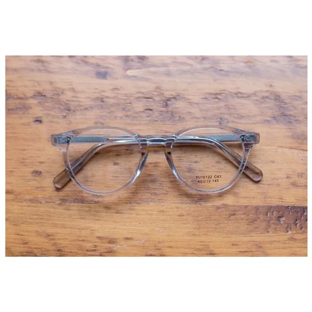 Round Grey Crystal Glasses photo 1