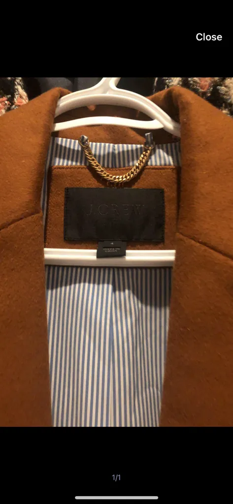 Jcrew Long Brown Blazer photo 1