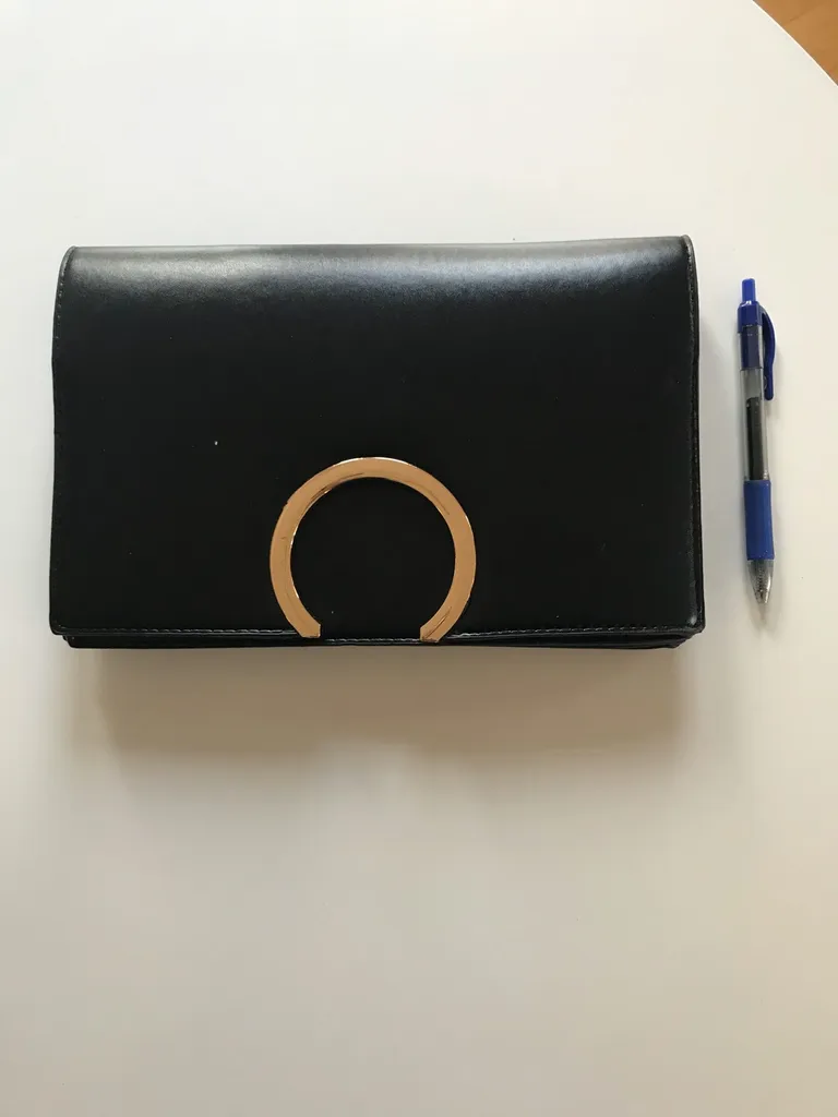 SheIn Black Clutch Purse photo 1