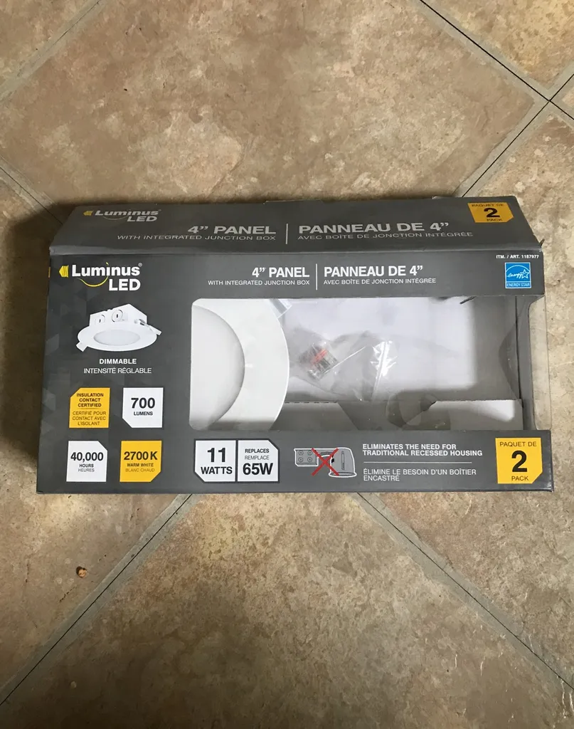 BNIB 4” Pot Light photo 1