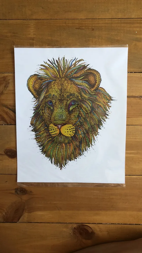 11”x14” Print Of “Dandy Lion” photo 1