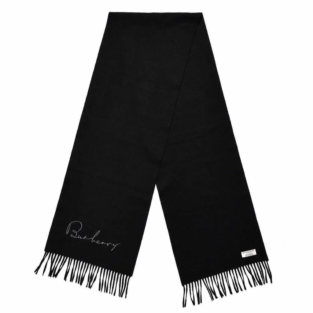 Authentic Burberry Signature Scarf (black) photo 1