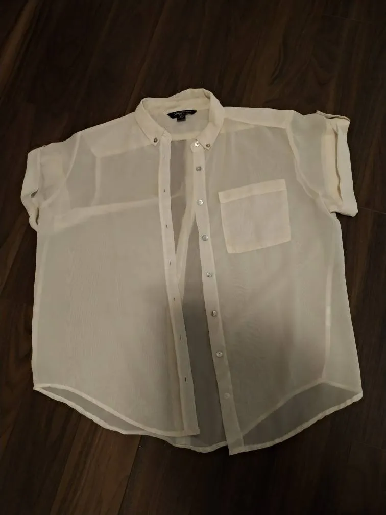 White Sheer Top photo 1