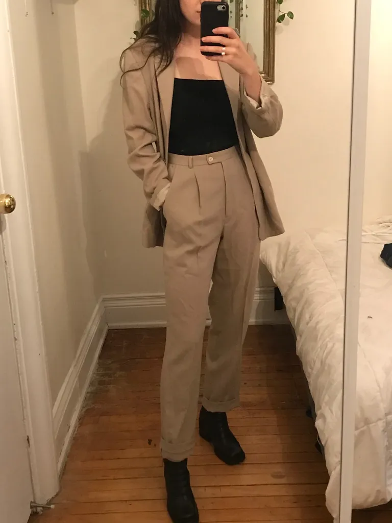 Vintage Wool Pantsuit photo 1