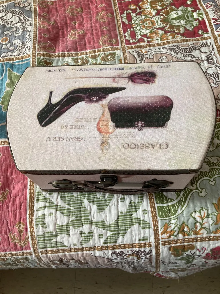 Make Up Storage Box 12”c7”x4.5” photo 1