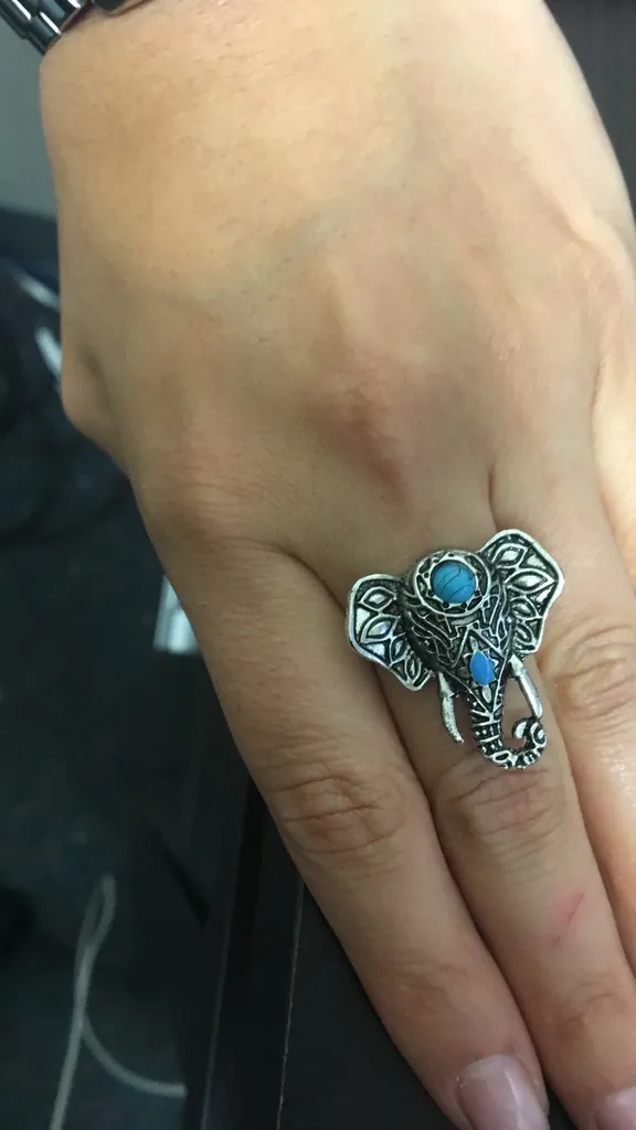 Silver Elephant Ring photo 1