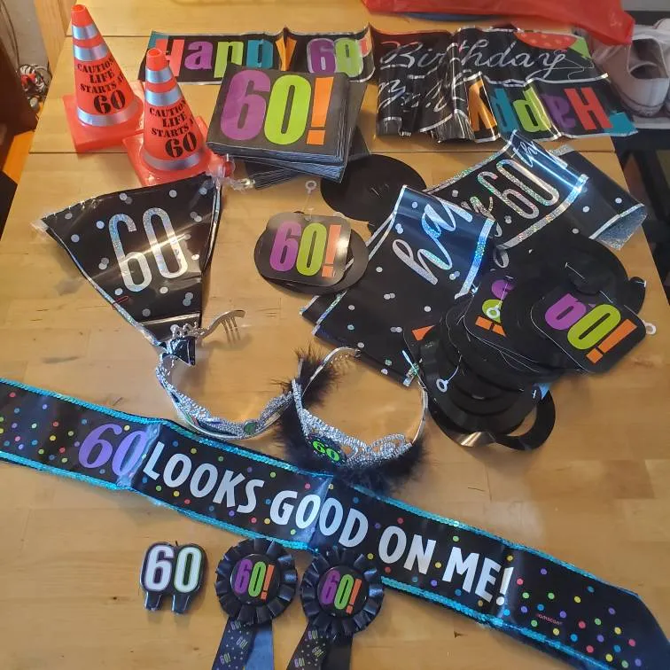60th Birthday Party Decor photo 1