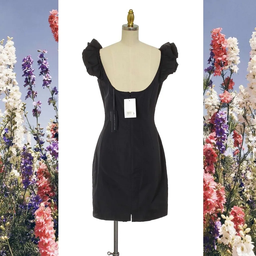 Thomas Wylde Fitted Little Black Dress Staple BRAND NEW, TAGS... photo 1