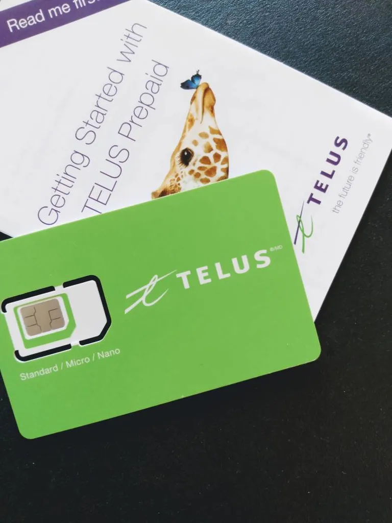 Telus prepaid sim photo 1