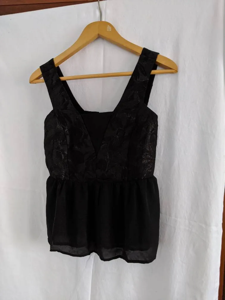 Forever21 Black Top - Size S-M photo 1