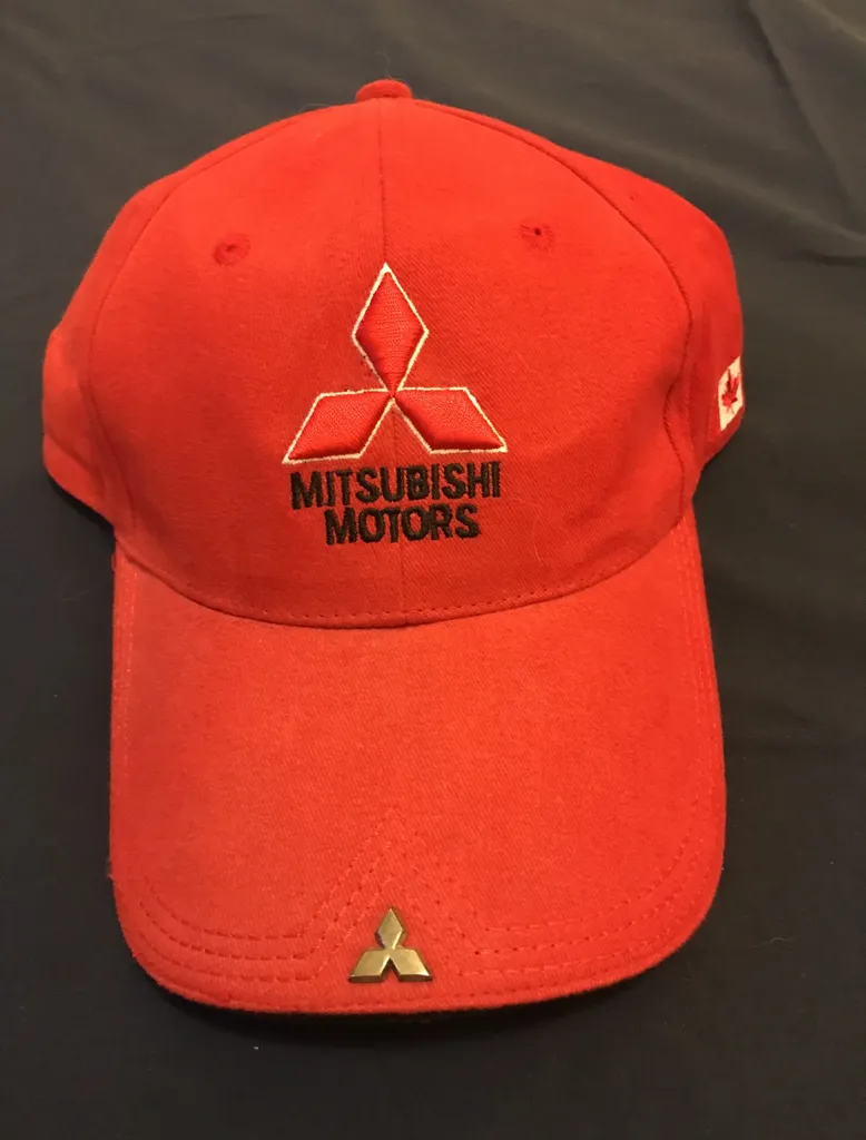 Mitsubishi Red Baseball Cap / Hat BNWOT photo 1