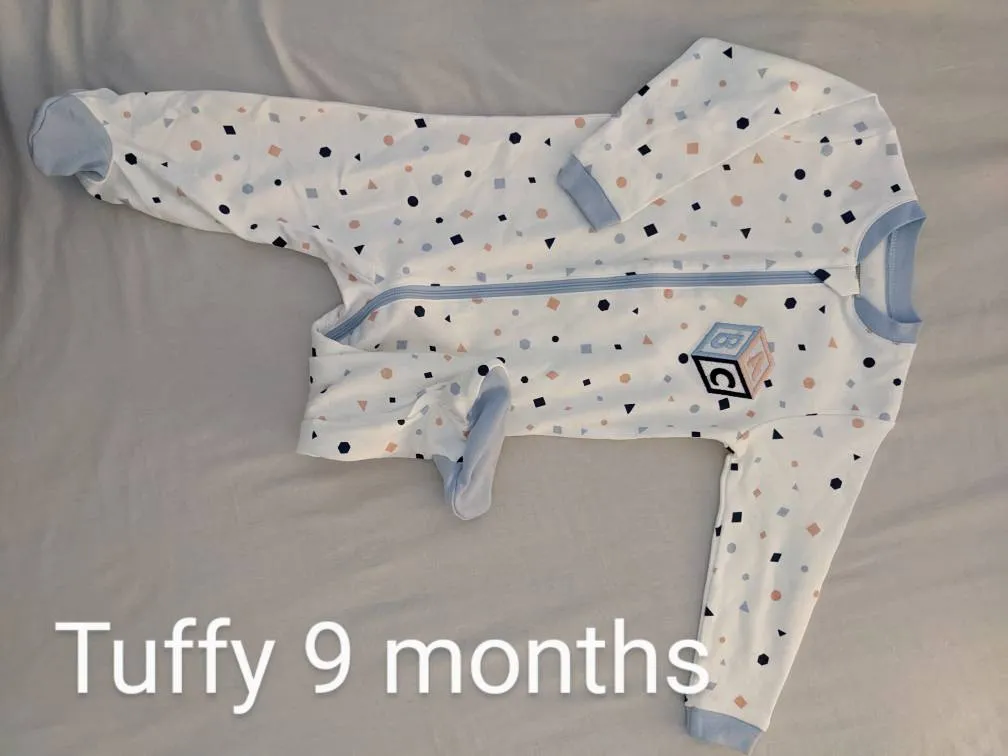 Tuffy 9 Month Footed Onesie photo 1