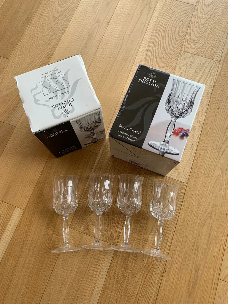 BNIB Royal Doulton Crystal Glasses photo 1