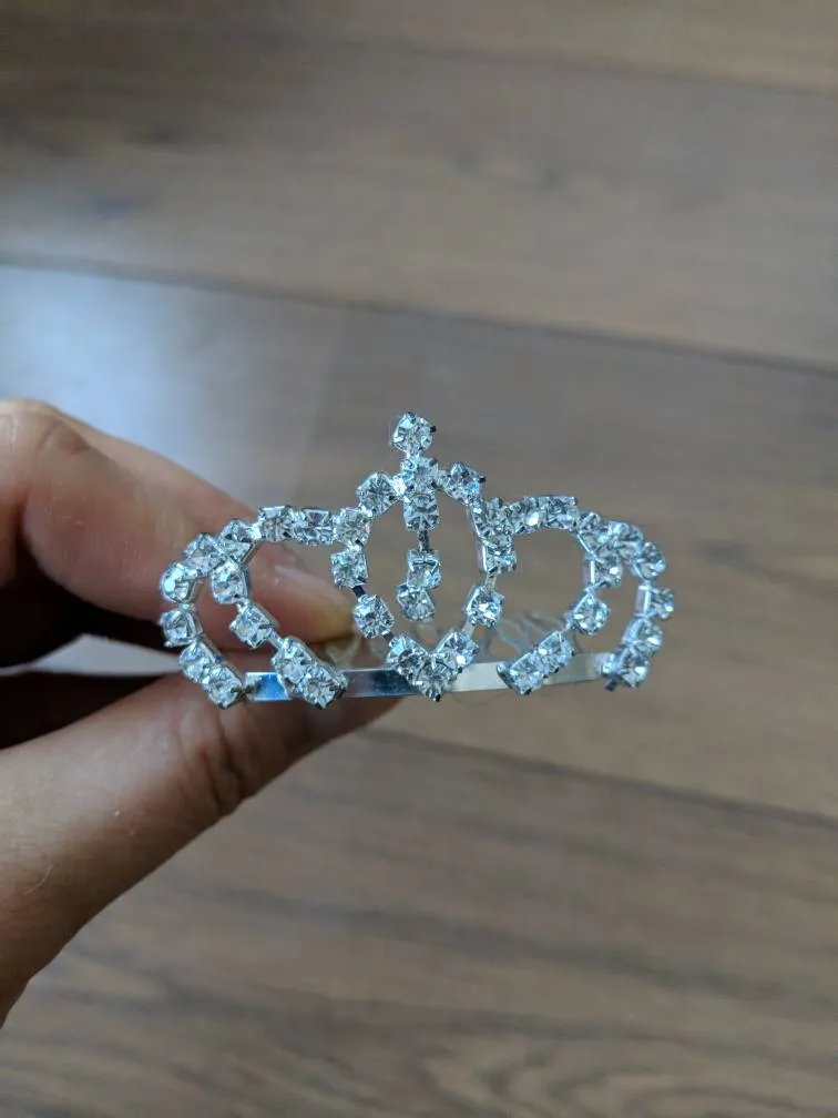 Crown Tiara Hair Clip photo 1