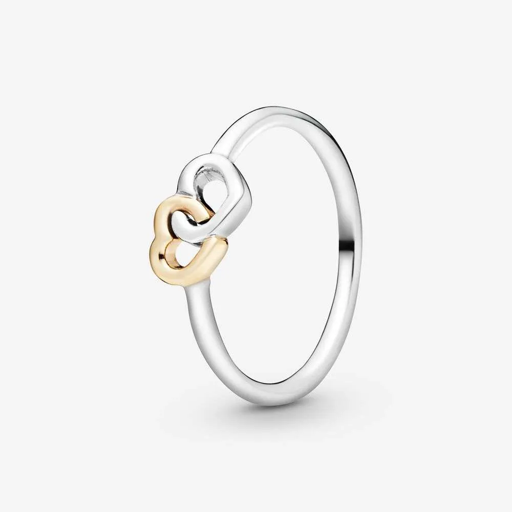 Pandora Heart to Heart Two-Tone Ring photo 1