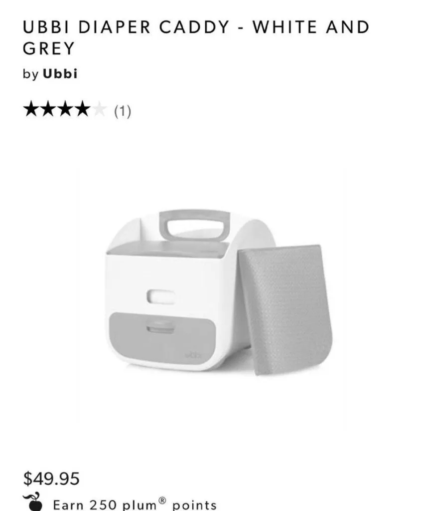 Ubbi Diaper Caddy photo 1