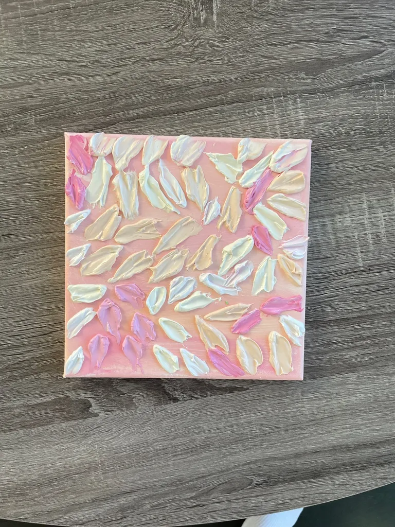 Flower Petal Canvas Painting photo 1